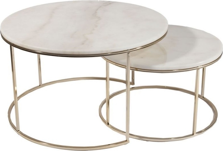 Satsbord m�ssing/ljus marmor - Monaco + Textilv�rd f�r m�bler