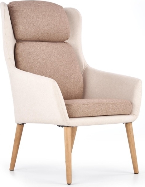 Walter f�t�lj - Beige/brun (Tyg)