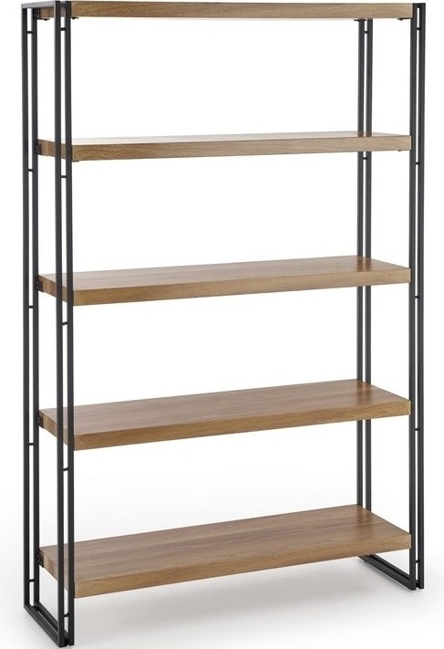 Dorine bokhylla - Ek/svart Dorine bokhylla - Ek/svart