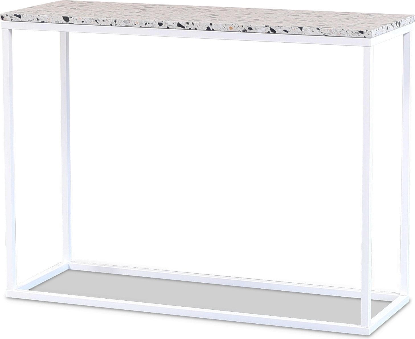 Terrazzo konsolbord 100 x 35 cm - Cosmos Terrazzo & vitt underrede