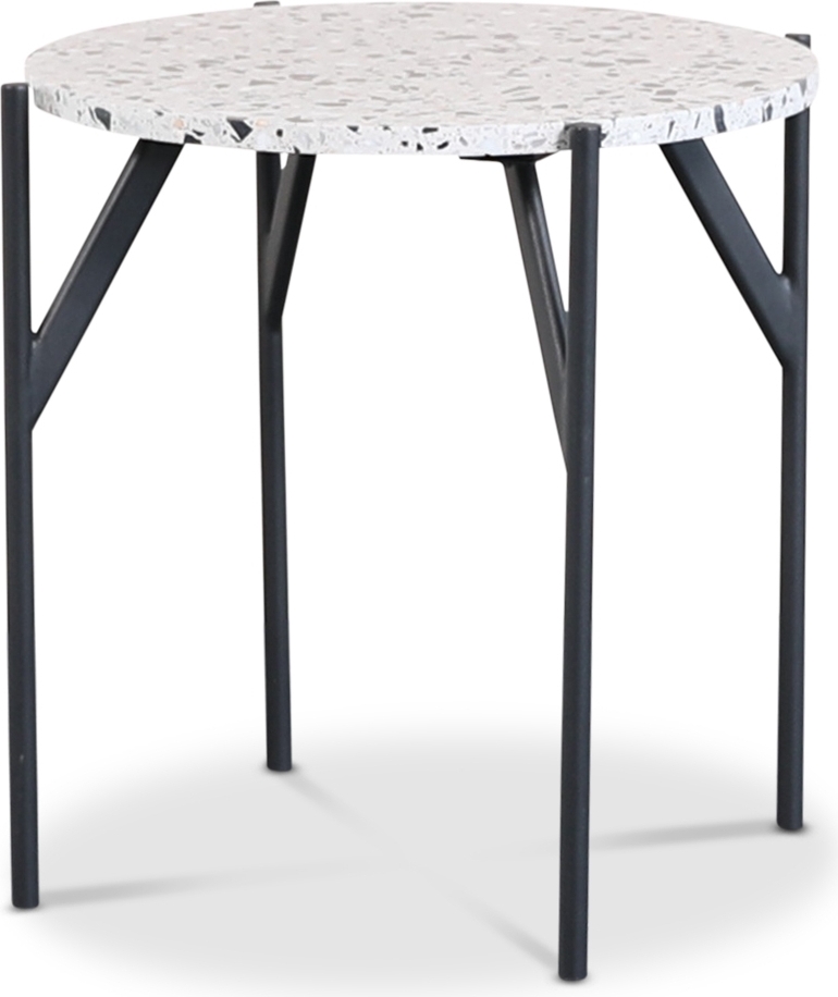 Sidobord �50 cm - Terrazzo sten