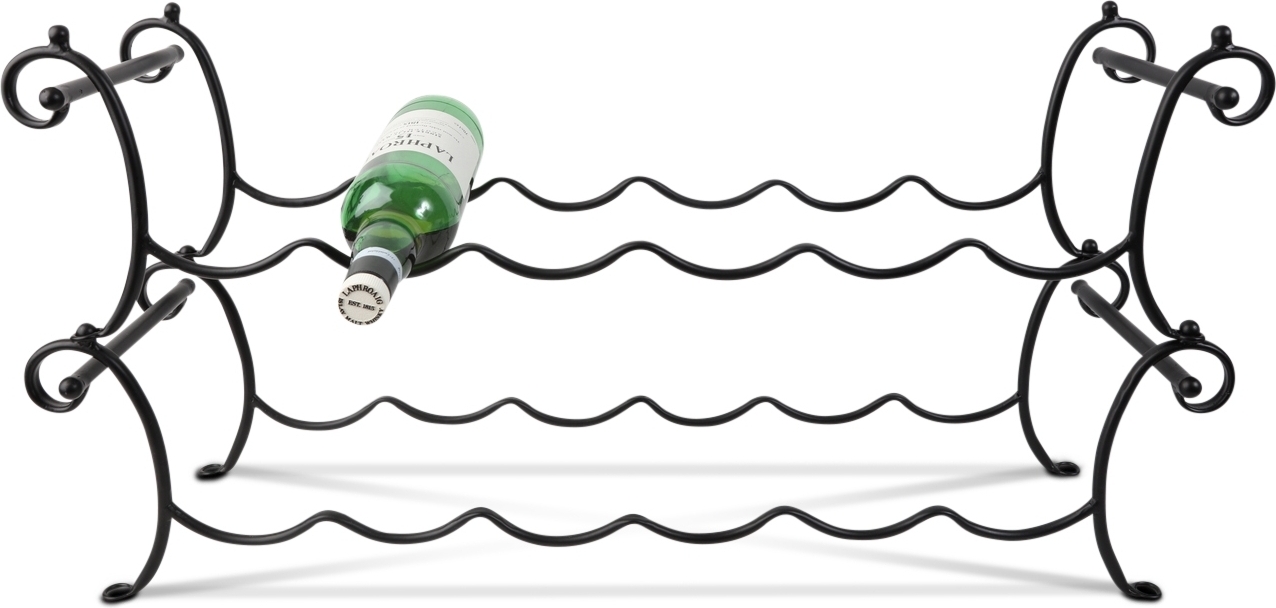 Vinst�ll Kalifornien f�r 12 st flaskor byggbart - Svart