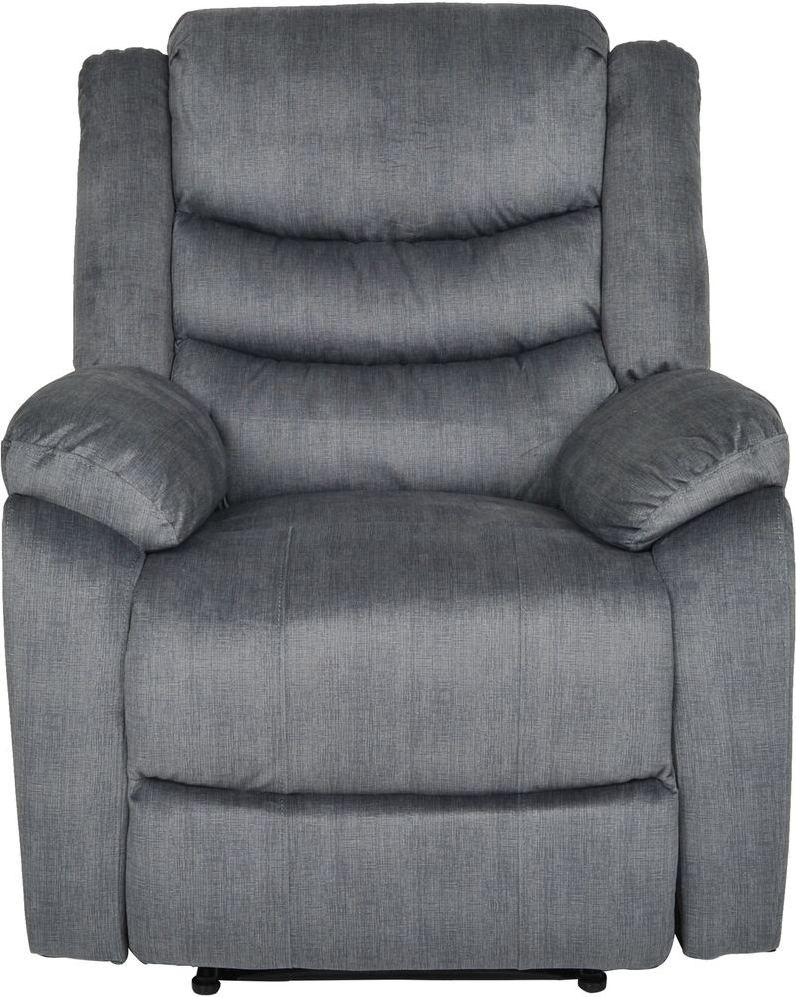 Winfield elektrisk recliner f�t�lj - M�rkgr� + Reng�ring f�r m�bler