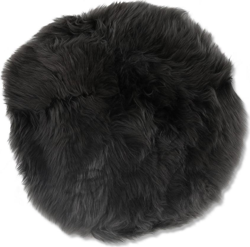 Plaza stolsdyna f�rskinn 37 cm - M�rkgr�