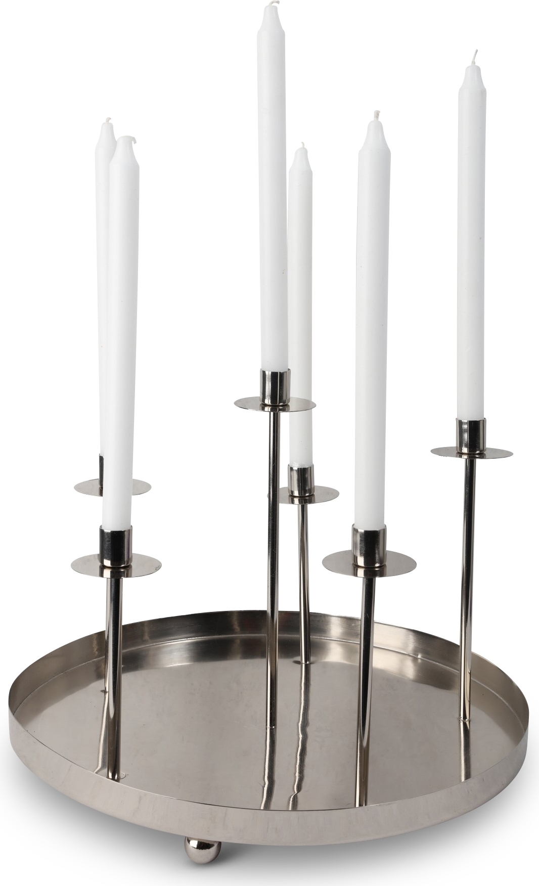 Ljusstake Myra f�r 6 st ljus - Krom