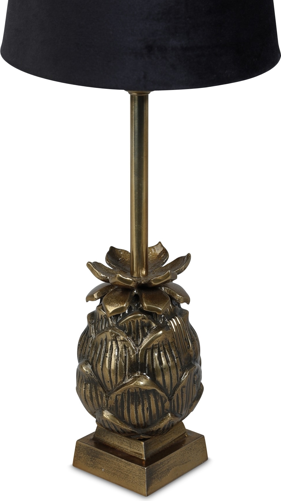 Choke lampfot i guld