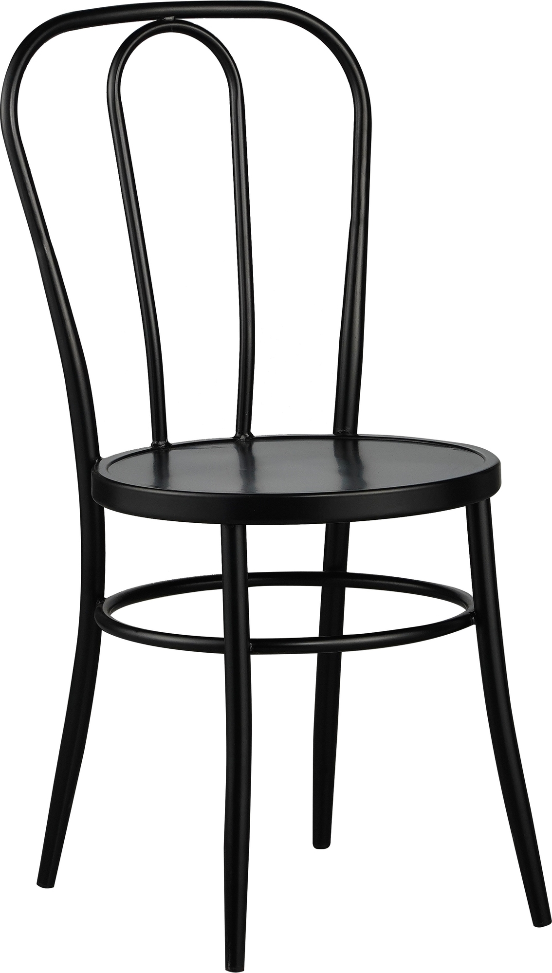 Stol i svart metall - No18 + M�beltassar