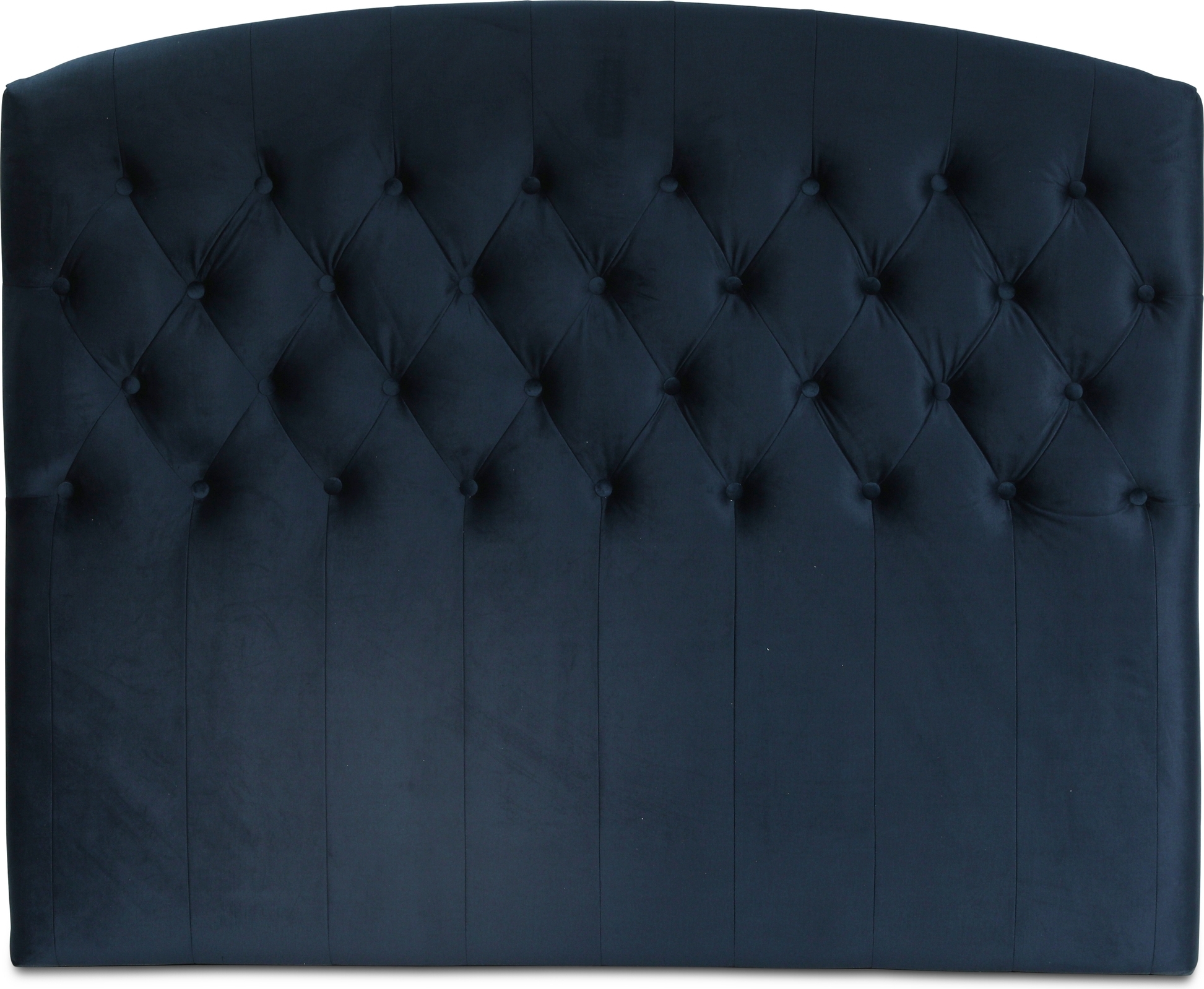 Love sänggavel med knappar (Blå sammet) - Valfri bredd Love sänggavel med knappar (Blå sammet) - Valfri bredd