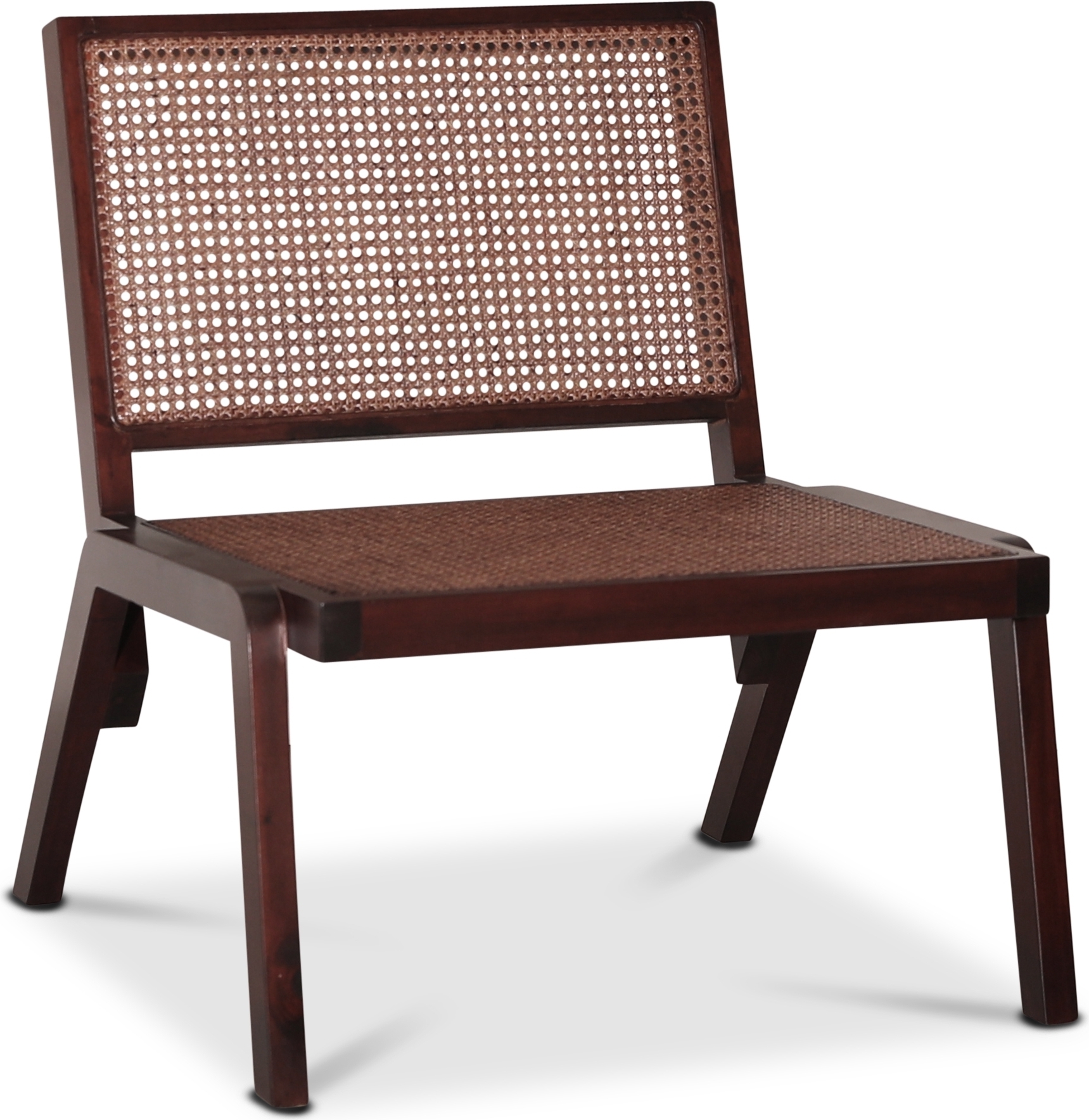 Rizz loungestol - Mahogny / Rotting + Möbeltassar Rizz loungestol - Mahogny / Rotting + Möbeltassar