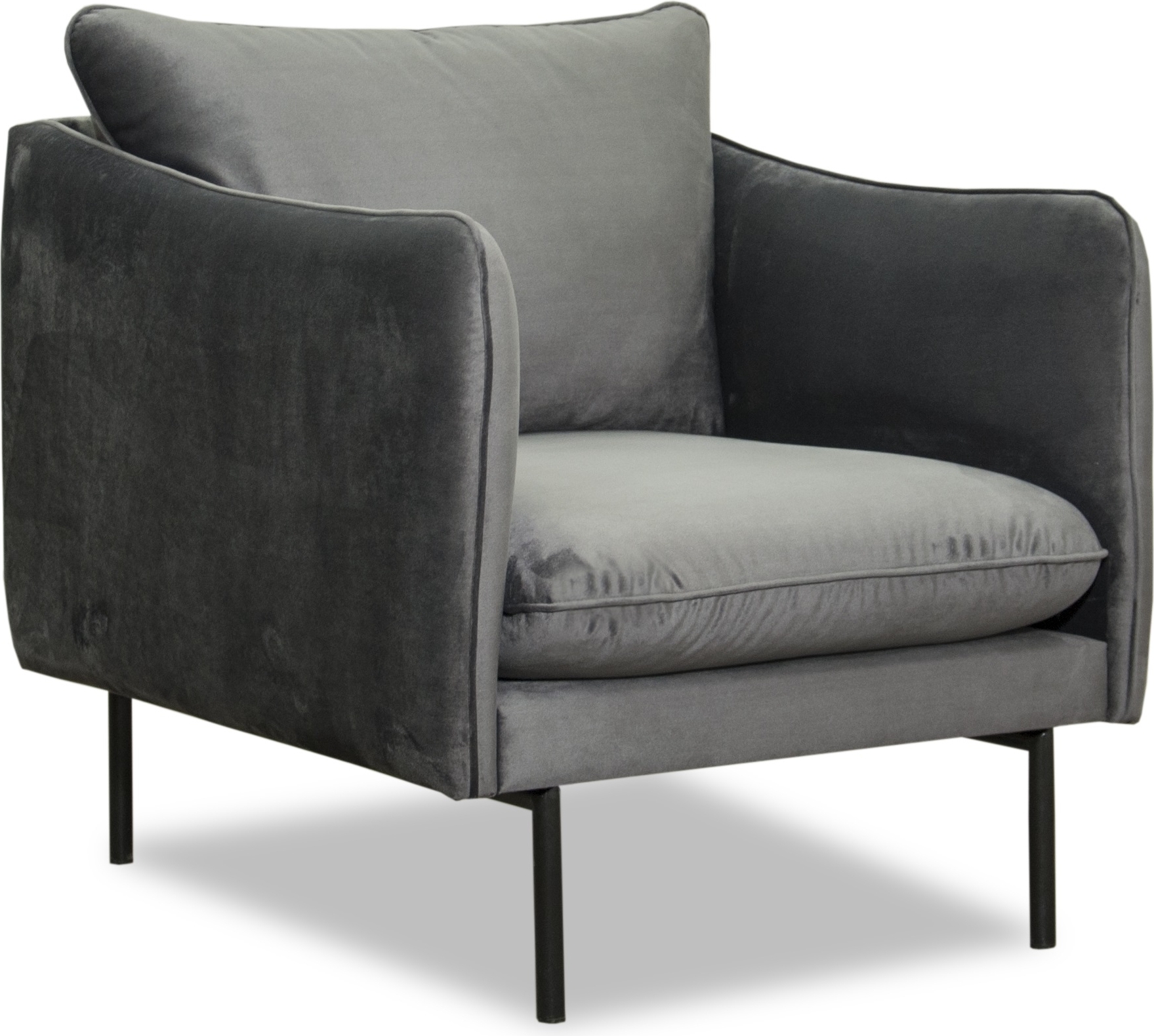 Björndal fåtölj - Grå sammet Björndal fåtölj - Grå sammet