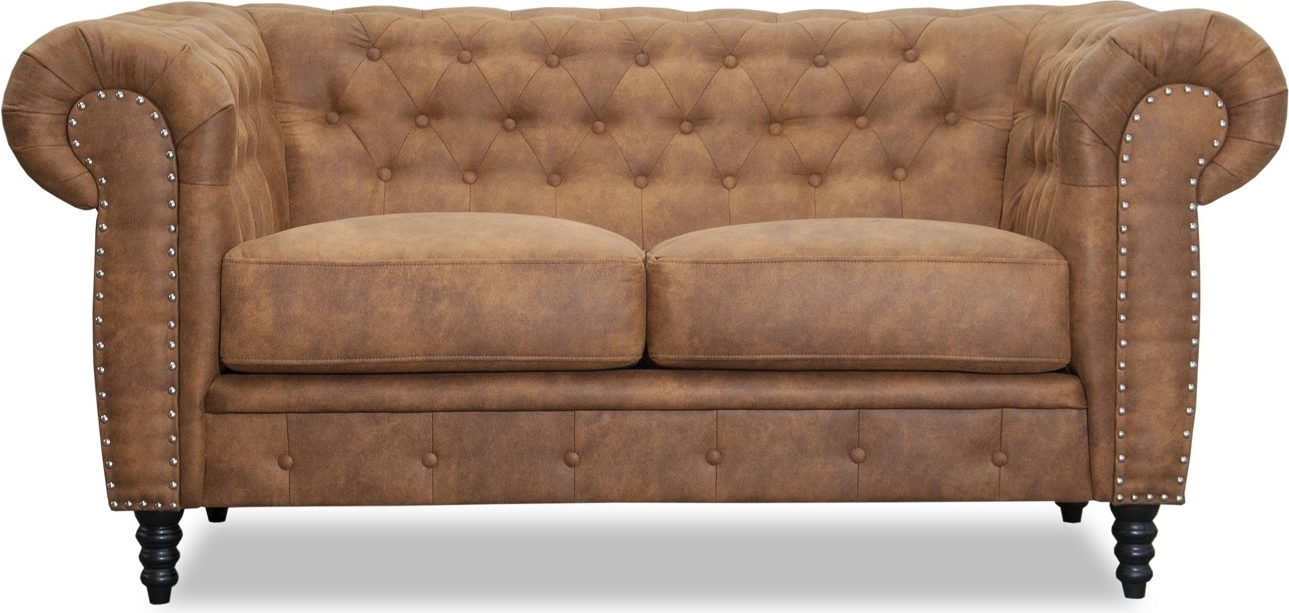 Ashford 2-sits chesterfield - Cognac ecol�der