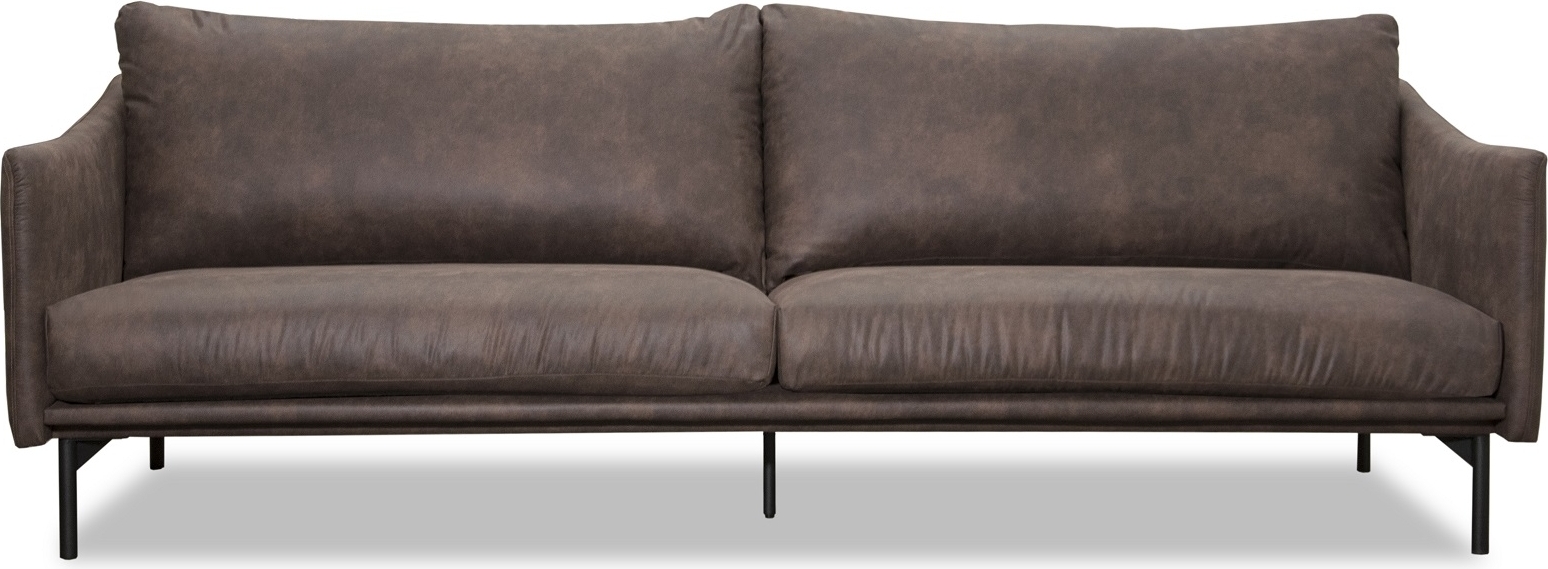 Harpan 3-sits soffa - Brunt Ecoläder Harpan 3-sits soffa - Brunt Ecoläder