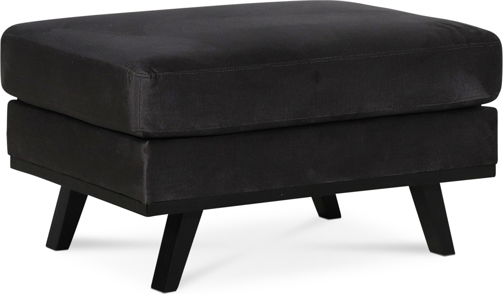 Ranger fotpall - Antracitgrå (sammet) Ranger fotpall - Antracitgrå (sammet)