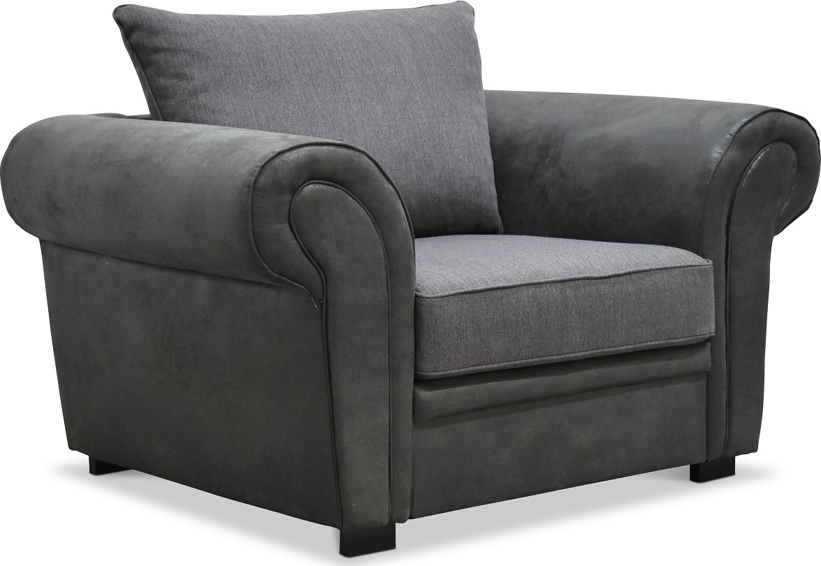 Delux Fåtölj - Grå/Antracit/Vintage Delux Fåtölj - Grå/Antracit/Vintage