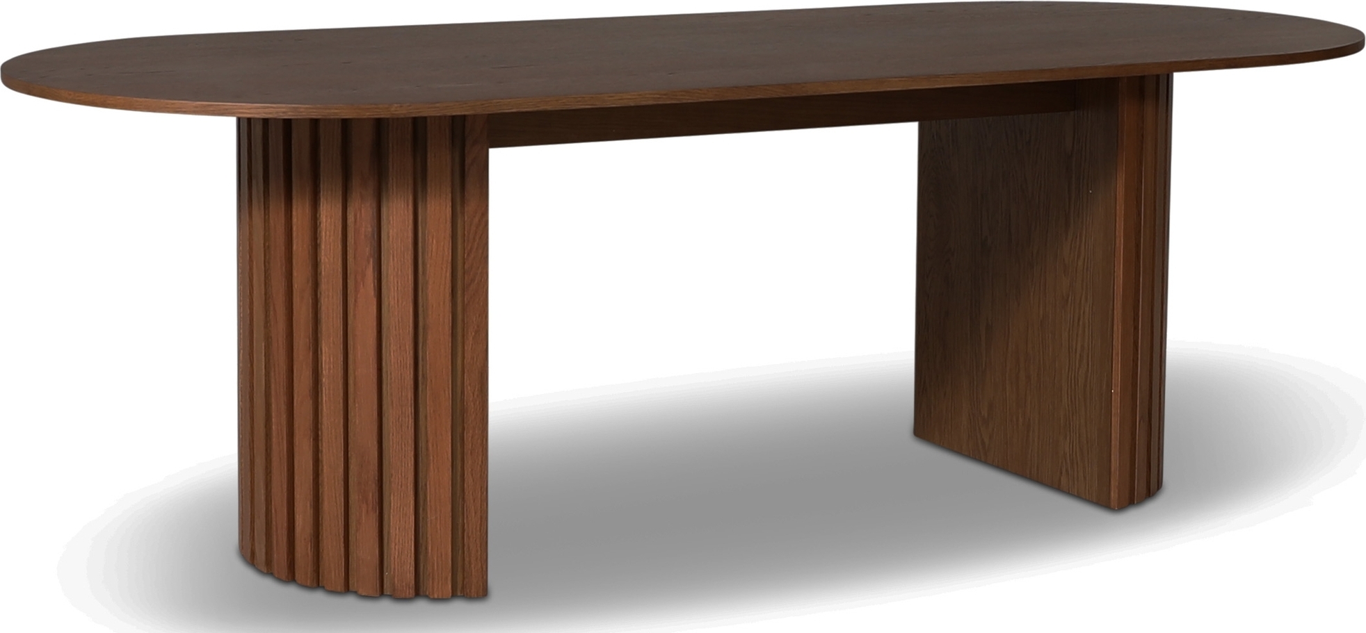 PiPi ovalt matbord o valn�tsbets 230x95 cm - Bord i Valn�t