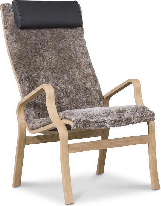 Svea f�t�lj - Brunt f�rskinn / oljad ek