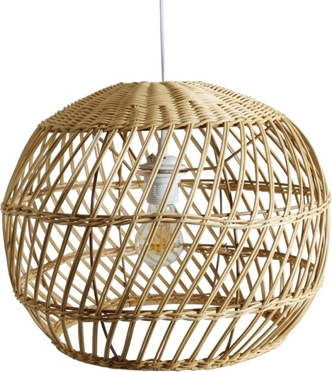 Rotting lampsk�rm 38x31 cm - Natur