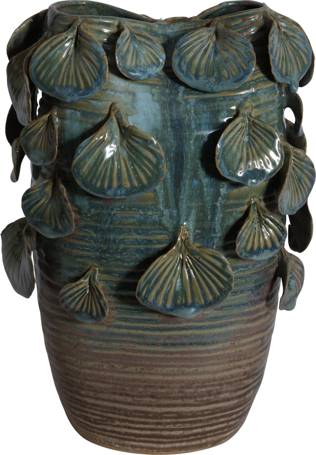 Vas Leaf H25 cm - Gr�n