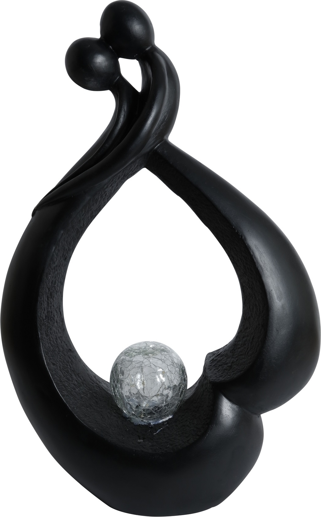 Trädgårdskonst Solcellslampa stående par H61 cm - Svart Trädgårdskonst Solcellslampa stående par H61 cm - Svart