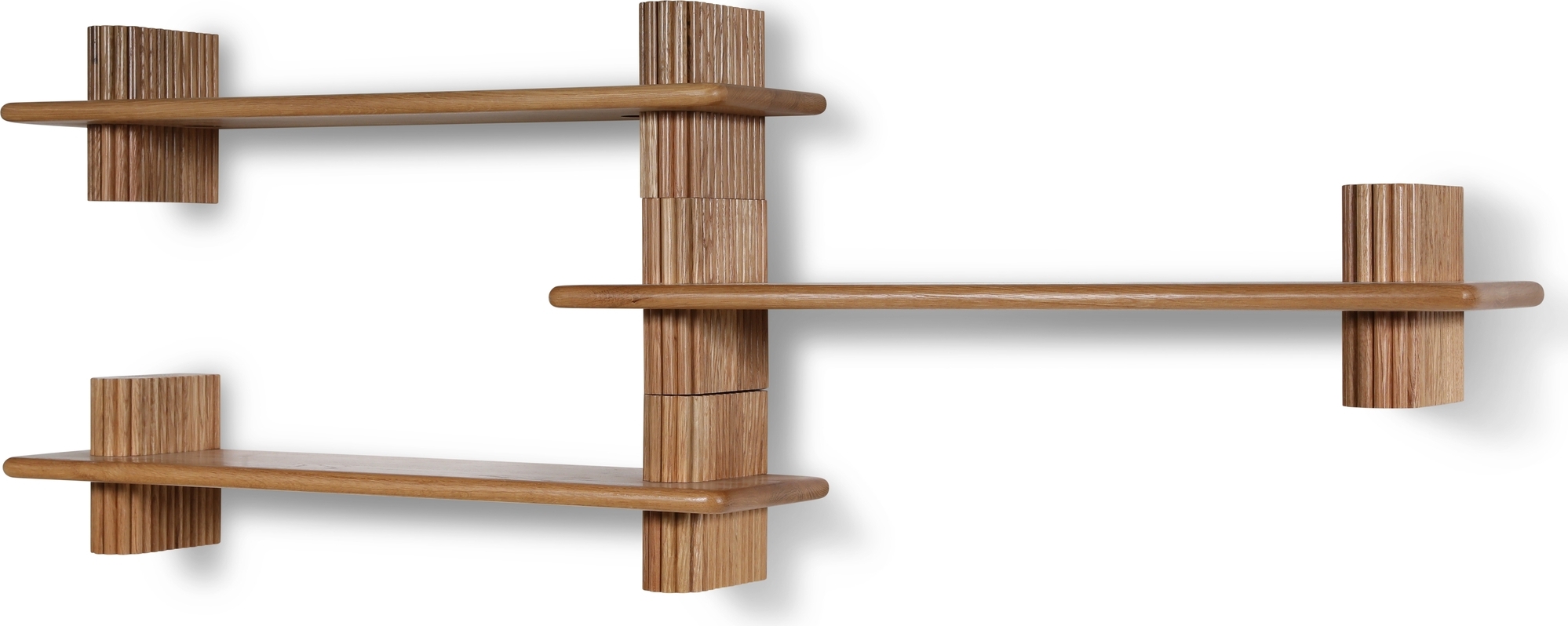 Posh byggbara v�gghyllor x3 i ek +