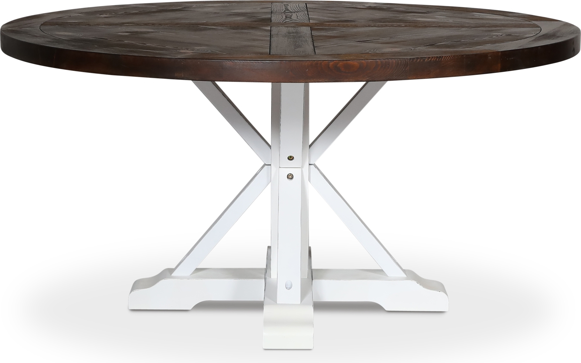 Tuva runt matbord Ø150 cm - Brun / Vit Tuva runt matbord Ø150 cm - Brun / Vit