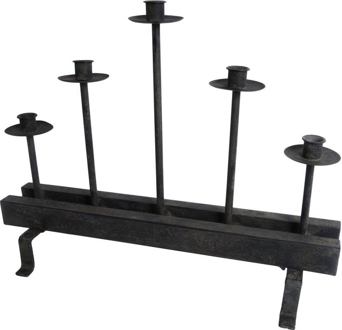 Asta ljusstake f�r 5 st ljus - Vintage