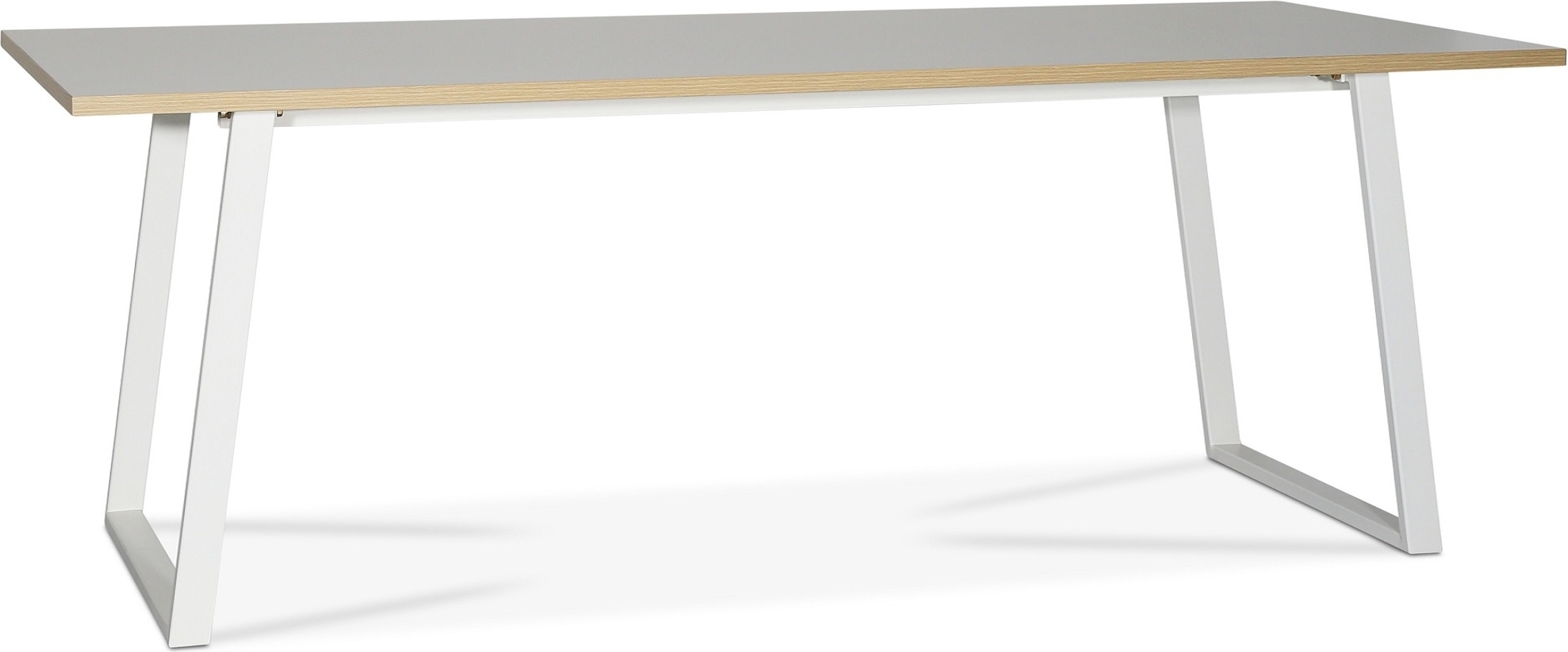 Edge matbord 240x90 cm - Vit Högtryckslaminat (HPL) + Edge matbord 240x90 cm - Vit Högtryckslaminat (HPL) +