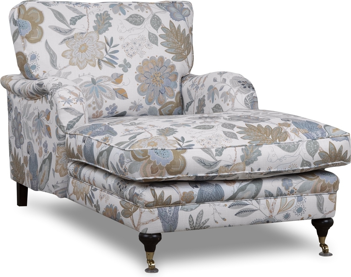 Howard Spirit divanf�t�lj i blommigt tyg - Eden Parrot Beige