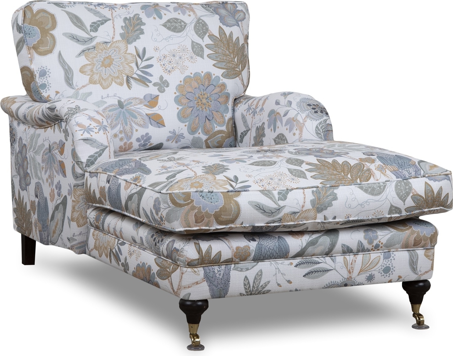 Howard Spirit divanfåtölj i blommigt tyg - Eden Parrot White/beige Howard Spirit divanfåtölj i blommigt tyg - Eden Parrot White/beige