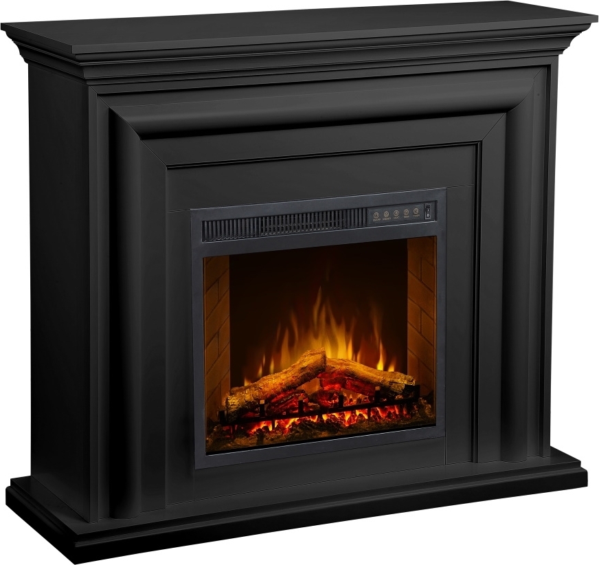 Elektrisk �ppen spis Willburn II dekorationsbrasa - Svart