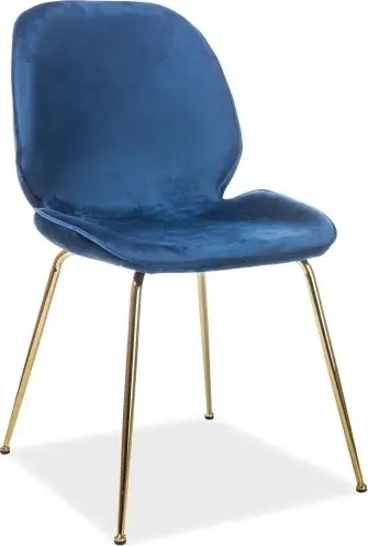 Adrien matstol - Blå sammet Adrien matstol - Blå sammet