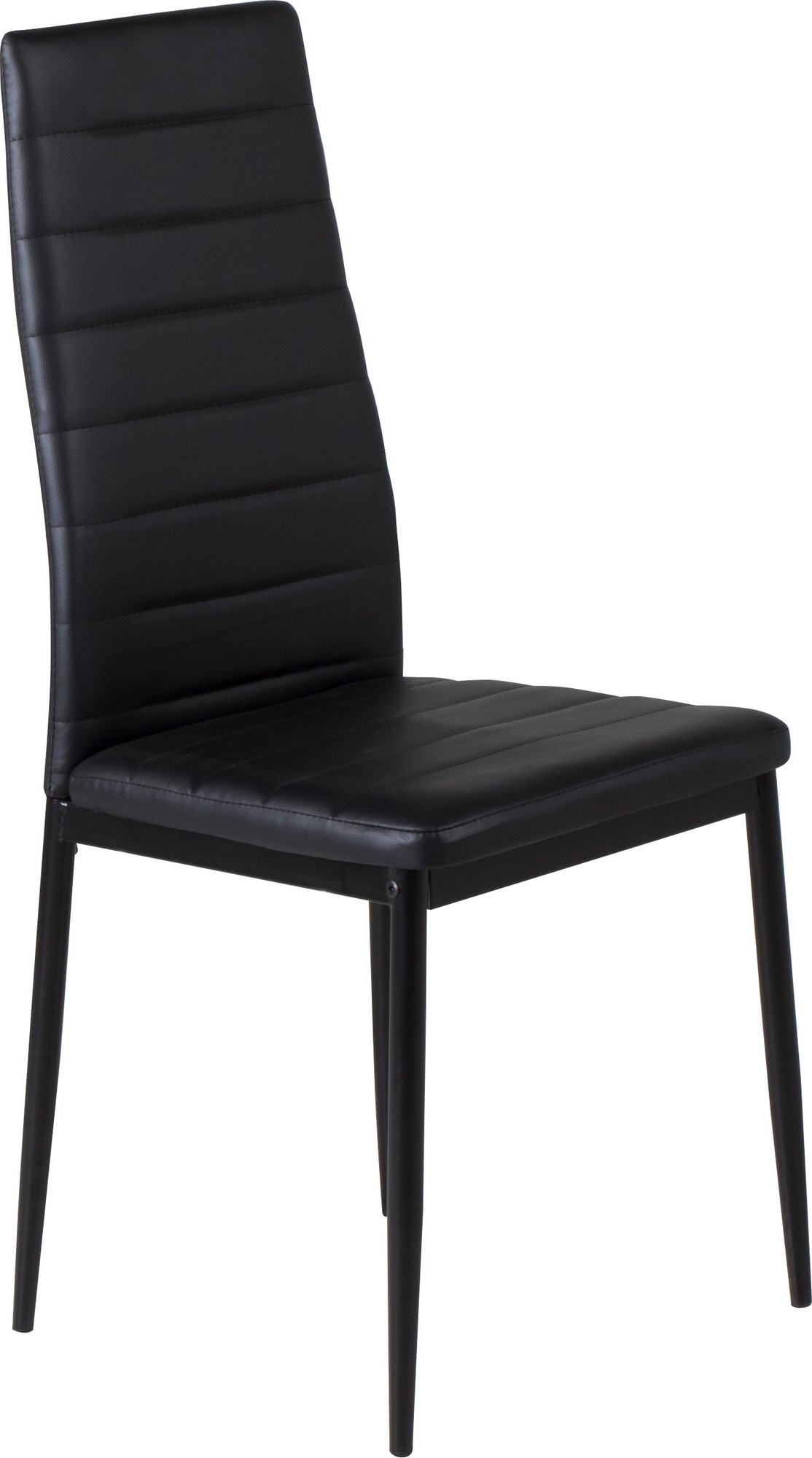 Slim matstol i svart PU Slim matstol i svart PU