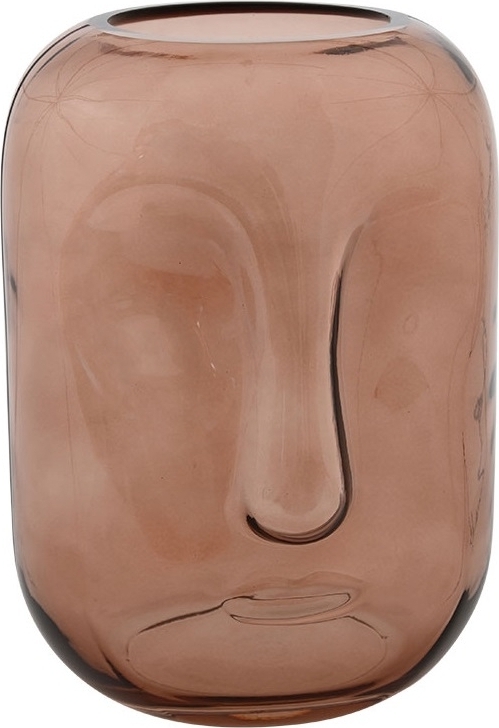 Vase Visage brown - �20,5 cm