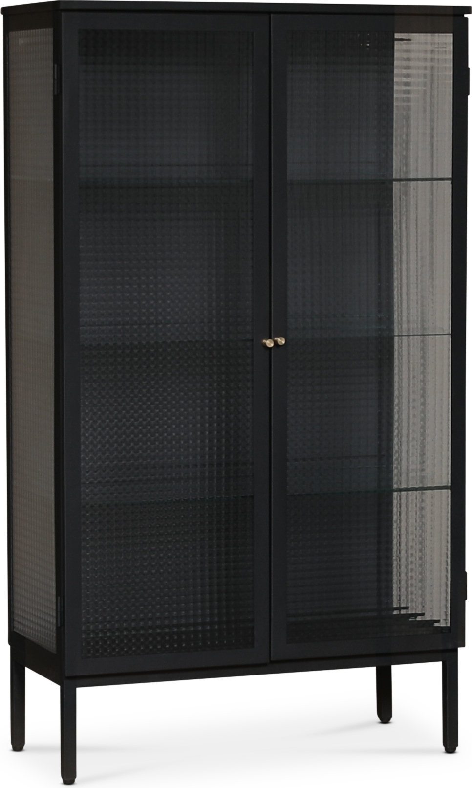 Revel skåp - Svart / Kristallglas Revel skåp - Svart / Kristallglas