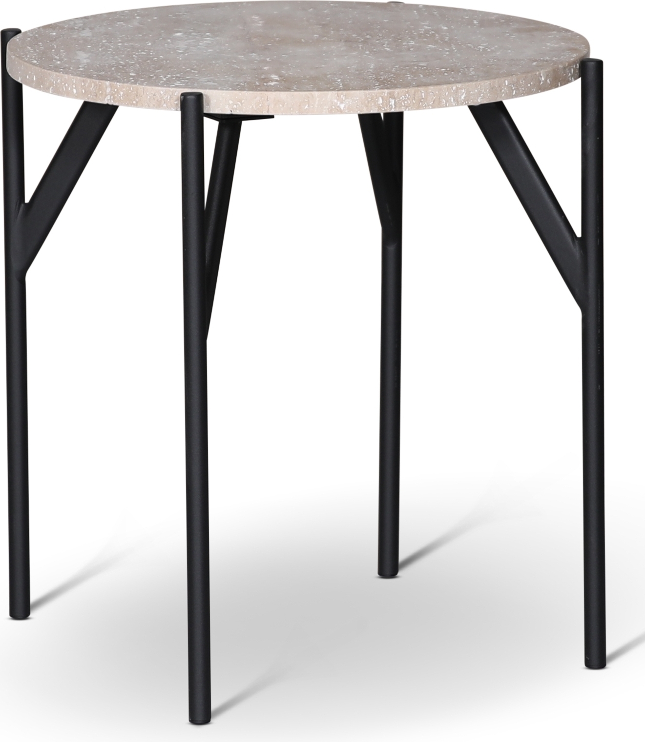 Lampbord �50 cm - Travertin sten