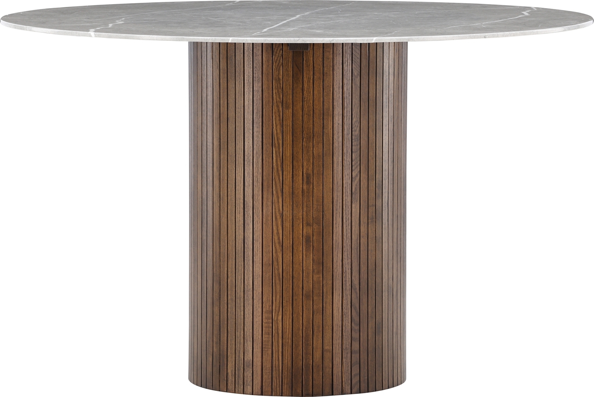 Hrn sidobord 52 cm - Gr/valnt