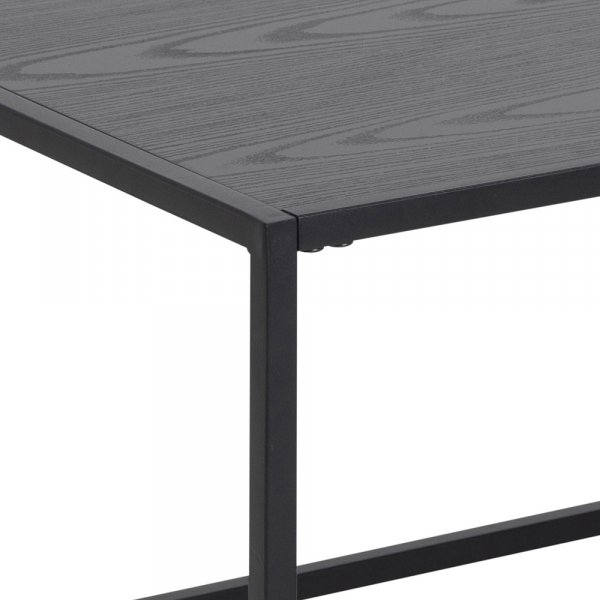 Table basse Seaford 110 cm - Noir