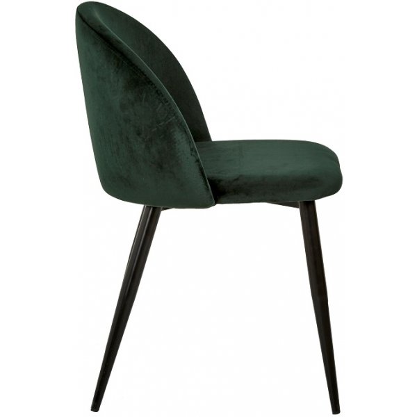 Darling stol - Mörkgrön sammet Darling stol - Mörkgrön sammet