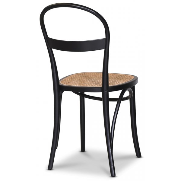 Stol i böjträ med rotting sits Stol i böjträ med rotting sits