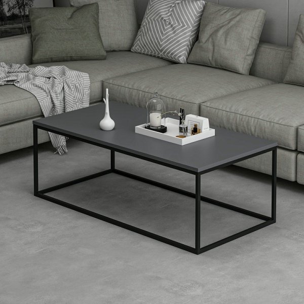 Table basse Tigre 120 x 60 cm - Anthracite Table basse Tigre 120 x 60 cm - Anthracite