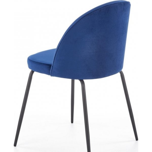 Chaise de salle à manger Noble - Bleu foncé Chaise de salle à manger Noble - Bleu foncé