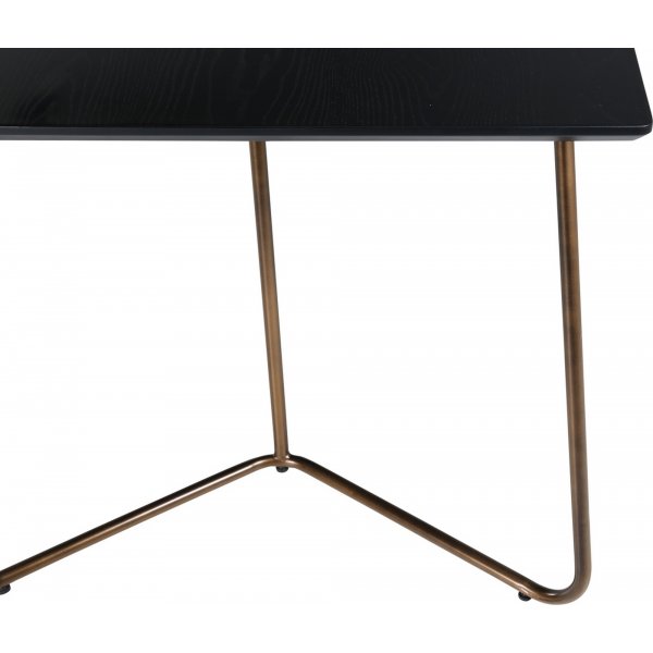 Table à manger Cardinal 190 cm - Noir/cuivre Table à manger Cardinal 190 cm - Noir/cuivre