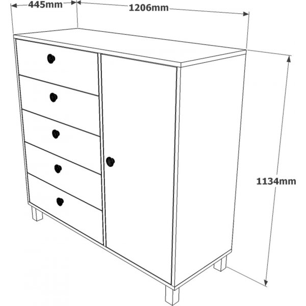 Vilamo byrå 83 - Svart Vilamo byrå 83 - Svart