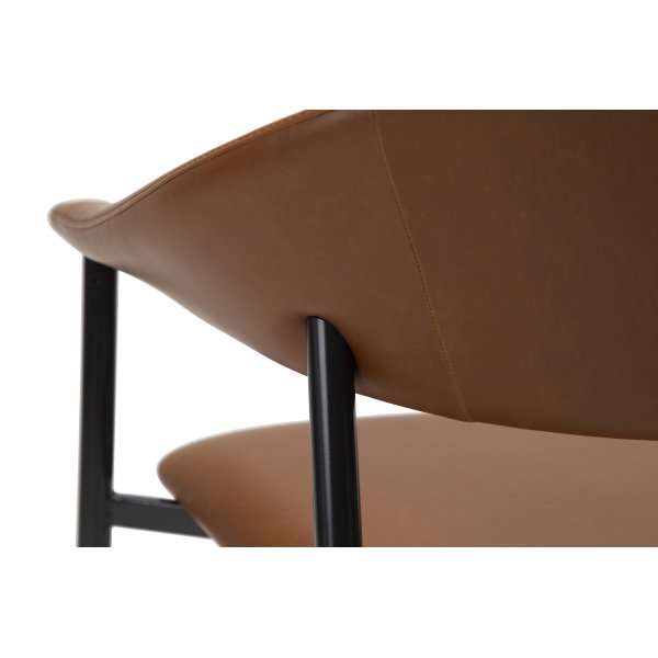 Chaise longue Rover - PU marron clair Chaise longue Rover - PU marron clair