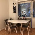 Kundbild Matbord Cheyenne 160 cm - Vit: Bord och Stolar Cheyenne