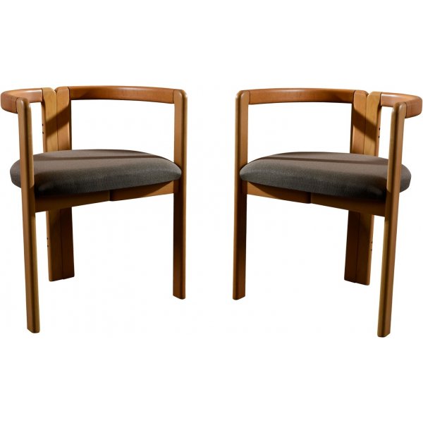 Chaise de salle à manger Cerni 2-pack - Chêne/brun Chaise de salle à manger Cerni 2-pack - Chêne/brun