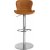 Tabouret de bar Aksel - PU Camel