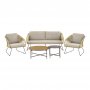 Novella loungegrupp - Beige/Sand