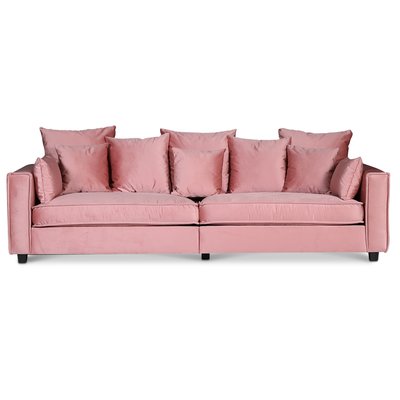 Brandy Lounge - 3,5-sits soffa (dusty pink) + Mbelvrdskit fr textilier