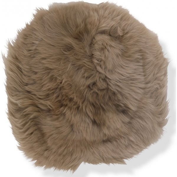 Plaza stolsdyna frskinn 34 cm - Ljusbrun
